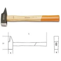 BETA Marteau Mécanicien Tête Rivoir - 1370F - 260 Mm - 0,31 Kg