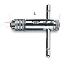 BETA Porte Outils à Cliquet Réversible - 110 Mm - M5 à M12