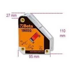 Carré Magnétique 45°/90° Pour Le Soudage Beta 1860SQ -BÊTA Soldes Magasin 25268171 4