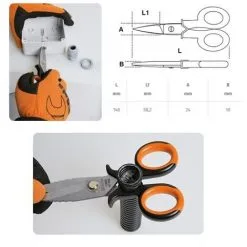 Ciseaux D'électricien Avec Profils à Fraise Graduée Avec étui Beta 1128BSX -BÊTA Soldes Magasin 25963542 4