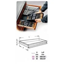 Bacs De Rangement Compartimentés En Matière Plastique Pour Tous Les Modèles De Coffres Beta VP1 -BÊTA Soldes Magasin 57635107 4