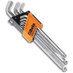 BETA Lot De 9 Clés Mâles Extra Courtes - 96 BPA/SC9 - 000961974