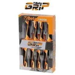 BETA Lot De 8 Tournevis 1260-1262 - 1263 /D8 - 012630008