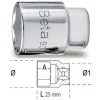 BETA Douille 6 Pans 1/4" - 900 - X 1 - 25 Mm - 1/4'' - 4 Mm - 6 Pans -BÊTA Soldes Magasin 909915 1