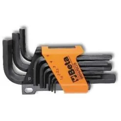 BETA Lot De 9 Clés Mâles 6 Pans Coudées - 96N-SC9 - 000960644